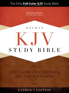 KJV Study Bible, Father's Edition Black/Tan LeatherTouch