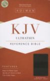 KJV Ultrathin Reference Bible, Brown/Chocolate LeatherTouch Indexed