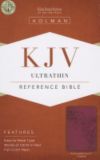 KJV Ultrathin Reference Bible, Pink LeatherTouch Indexed