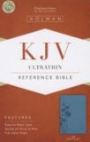 KJV Ultrathin Reference Bible, Teal LeatherTouch