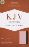 KJV Ultrathin Reference Bible, Pink/Brown LeatherTouch
