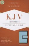 KJV Ultrathin Reference Bible, Brown/Blue LeatherTouch with Magnetic Flap