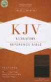 KJV Ultrathin Reference Bible, Brown/Tan LeatherTouch Indexed