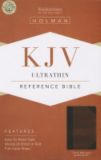 KJV Ultrathin Reference Bible, Classic Mahogany LeatherTouch