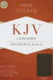 KJV Ultrathin Reference Bible, Brown Genuine Cowhide