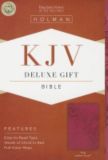 KJV Deluxe Gift Bible, Pink LeatherTouch
