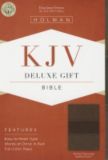 KJV Deluxe Gift Bible, Brown/Chocolate LeatherTouch