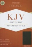 KJV Giant Print Reference Bible, Brown Genuine Cowhide Indexed