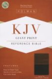 KJV Giant Print Reference Bible, Brown/Tan LeatherTouch Indexed