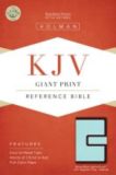 KJV Giant Print Reference Bible, Brown/Blue LeatherTouch with Magnetic Flap Indexed