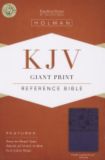 KJV Giant Print Reference Bible, Purple LeatherTouch Indexed