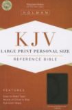 KJV Large Print Personal Size Bible, Charcoal LeatherTouch Indexed
