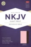 NKJV Giant Print Reference Bible, Pink/Brown LeatherTouch