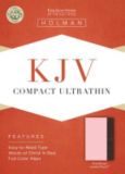KJV Compact Ultrathin Bible, Pink/Brown LeatherTouch